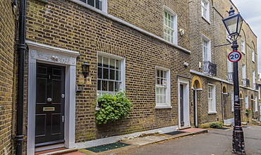 Beautiful local street, Hampstead, London, England, United Kingdom, Europe