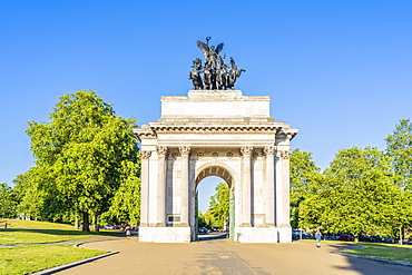 Wellington Arch at Hyde Park Corner, London, England, United Kingdom, Europe