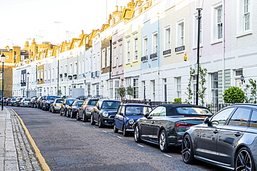 A street scene in Chelsea, London, England, United Kingdom, Europe