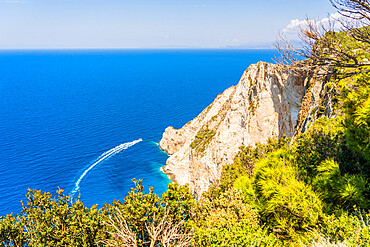 Sea Cliffs, Zakynthos island, Greek Islands, Greece, Europe