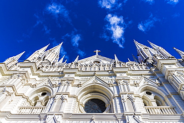 A view of the facade of the Cathedral of Santa Ana, Santa Ana, El Salvador, Central America