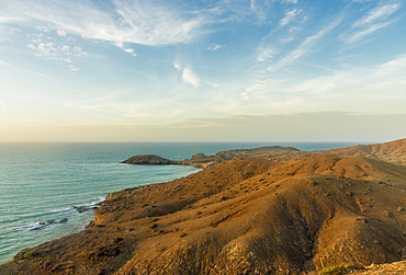 The view from Ojo Agua viewpoint in Cabo de la Vela, Guajira, Colombia, South America