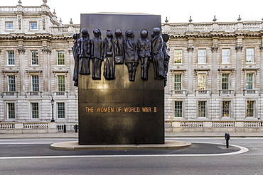 The Monument to the Women of World War II, in Whitehall, Westminster, London, England, United Kingdom, Europe