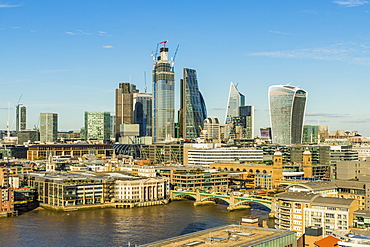 The City of London skyline, London, England, United Kingdom, Europe