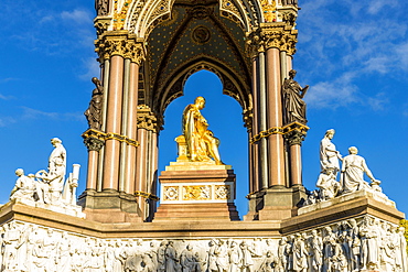 The Albert Memorial in Kensington Gardens, London, England, United Kingdom, Europe