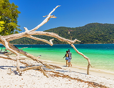 The beach on Ko Rawi island in Tarutao Marine National Park, Thailand, Southeast Asia, Asia