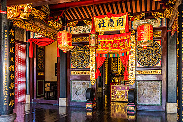 Hock Teik Cheng Sin temple in George Town, UNESCO World Heritage Site, Penang Island, Malaysia, Southeast Asia, Asia