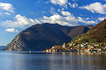 Peschiera Maraglio, Monteisola, island in the middle of Iseo lake, Brescia province in Lombardy district, Italy, Europe.