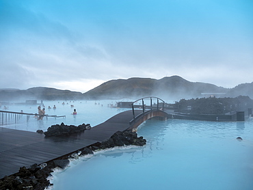 Blue Lagoon at Keflavik close to Reykjavik, Iceland, Polar Regions