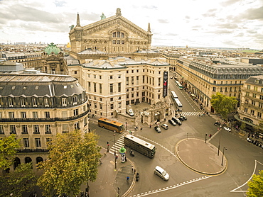 Paris Opera House from Lafayette Gallery (Galeries Lafayette), Paris, France, Europe