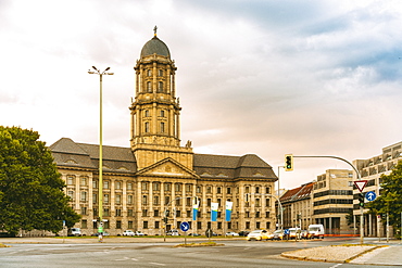 Berlin Wasserbetrieb (Berlin water supplying company) building at Alexander Platz, Berlin, Germany, Europe