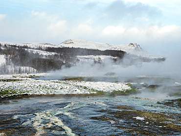 Geysir at the Golden Circle, Iceland, Polar Regions