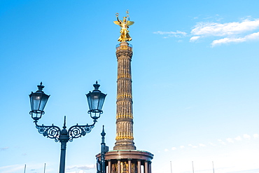 Siegessaule (Victory Column) in Berlin Tiergarten, Berlin, Germany, Europe