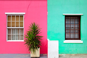 Bo-Kaap, located in between the city centre and the foot of Signal Hill, Cape Town, South Africa, Africa