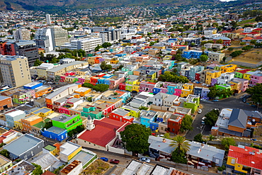 Bo-Kaap, located in between the city centre and the foot of Signal Hill, Cape Town, South Africa, Africa