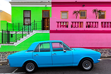 Bo-Kaap, located in between the city centre and the foot of Signal Hill, Cape Town, South Africa, Africa