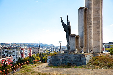 Monument to Saint Nino in Tbilisi, Georgia, Central Asia, Asia