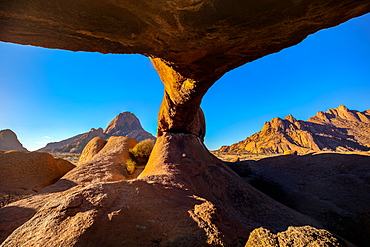 Spitzkoppe Arch at sunrise, Namibia, Africa