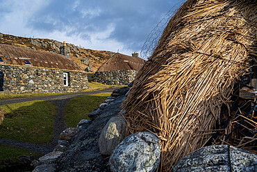 Gearrannan Blackhouse Village on Harris and Lewis Island, Outer Hebrides, Scotland, United Kingdom, Europe