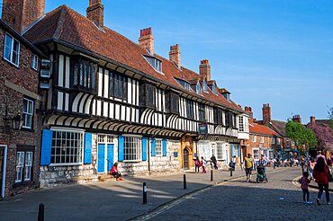 Tudor architecture on College Street, City of York