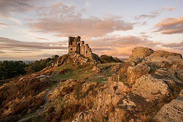 The Mow Cop castle on the Cheshire Staffordshire border, Cheshire.