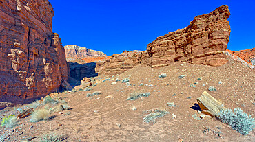 Cliffs of Chocolate Canyon at Vermilion Cliffs National Monument, Arizona, United States of America, North America