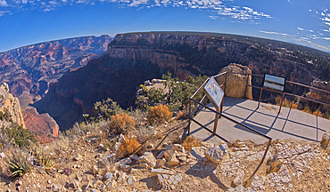 The Trailview Overlook East Vista at Grand Canyon South Rim, just off Hermit Road, Grand Canyon, UNESCO World Heritage Site, Arizona, United States of America, North America