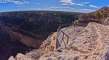 The Trailview Overlook East Vista at Grand Canyon South Rim, just off Hermit Road, Grand Canyon, UNESCO World Heritage Site, Arizona, United States of America, North America