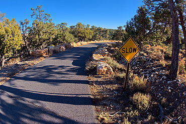 The Greenway Trail that runs between Pima Point and Monument Creek Vista, Grand Canyon, Arizona, United States of America, North America