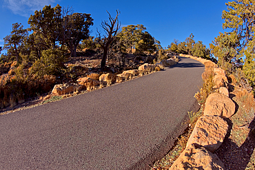 The Greenway Trail that runs between Pima Point and Monument Creek Vista, Grand Canyon, Arizona, United States of America, North America