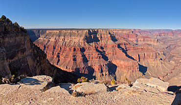 Hermit Canyon viewed from between Pima Point and Hermits Rest, Grand Canyon National Park, UNESCO World Heritage Site, Arizona, United States of America, North America