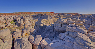 Goblin Garden west of Hamilili Point in Petrified Forest National Park, Arizona, United States of America, North America