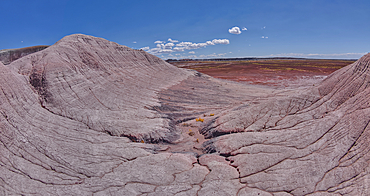 East slopes of Haystack Mesa in Petrified Forest National Park, Arizona, United States of America, North America