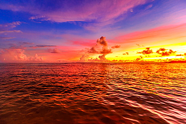 Anse Source d'Argent at sunset, La Digue, Seychelles, Indian Ocean, Africa