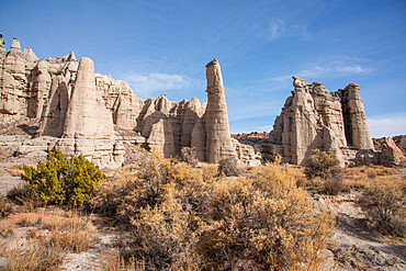 Plaza Blanca (the White Place) in the Rio Chama hills, New Mexico, United States of America, North America