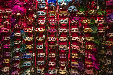 Mardis Gras masks for sale in New Orleans, Louisiana, United States of America, North America