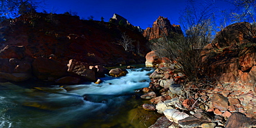 Virgin River, Zion National Park, Utah, United States of America, North America