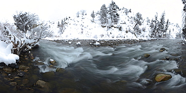 Gardner River, Montana, United States of America, North America