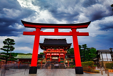 Fushimi Inari Taisha shrine in Kyoto, Japan, Asia