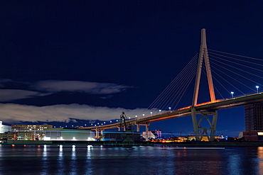 Kawasakibashi Bridge in Osaka, Japan, Asia