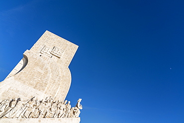 Monument of the Discoveries (Padrao dos Descobrimentos) celebrates Portuguese Age of Exploration in 15th and 16th centuries, opened in 1960, Belem, Lisbon, Portugal, Europe