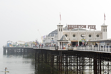 Palace Pier (Brighton Pier), Brighton, Sussex, England, United Kingdom, Europe