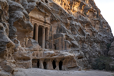 Al Beidha (Siq al-Barid) archaeological site in Little Petra, UNESCO World Heritage Site, Jordan, Middle East