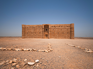 Qasr al-Kharana desert castle, Jordan, Middle East