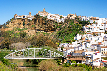 Arcos de la Frontera view, Pueblos Blancos region, Andalusia, Spain, Europe