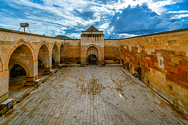 Saruhan Caravanserai medieval lodge in Cappadocia, Turkey