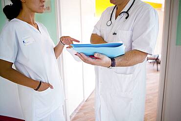 Doctor in hospital