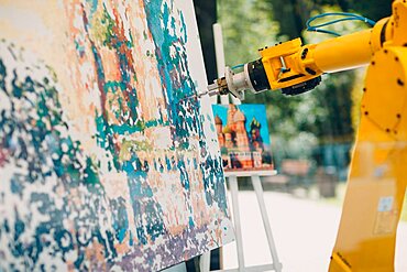 Robot painter.