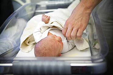 Two days old newborn baby.