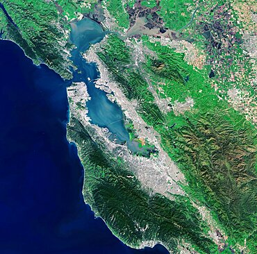 San Francisco Bay, Landsat 8